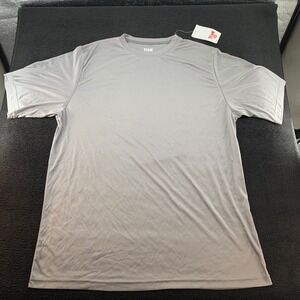 TEAM 365‎ Men's XL Graphite Gray Polyester Short Sleeve Athletic T-Shirt NWT